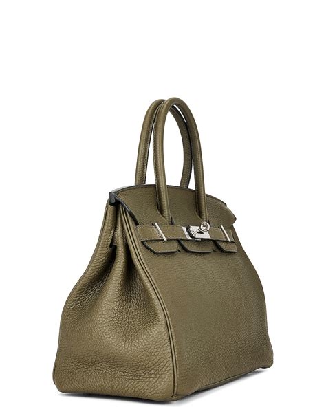 hermes birkin vert veronese|FWRD Renew Hermes Togo Birkin 30 Handbag in Vert Veronese .